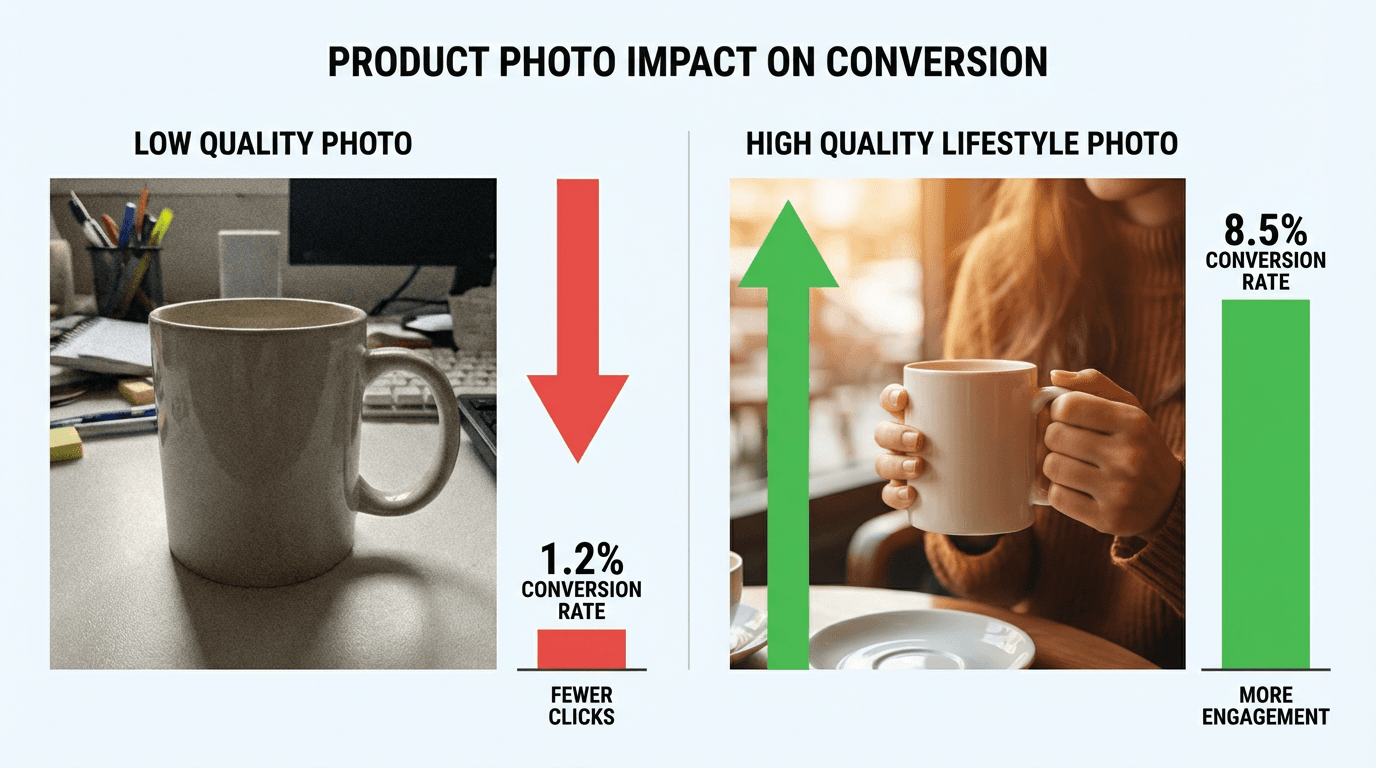 Optimize your conversion rate with better product photos